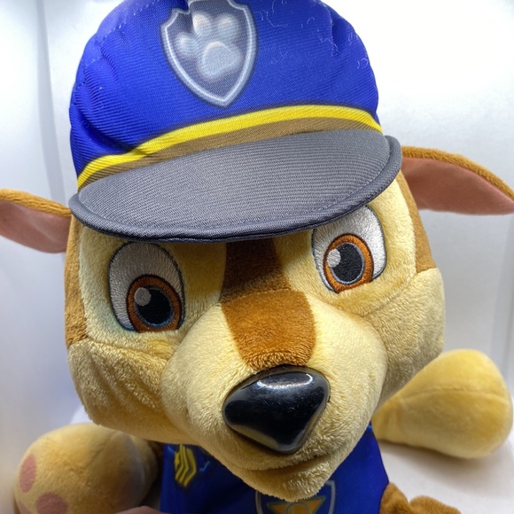 Nickelodeon Paw Patrol Chase 12” Soft Plush Stuffed Dog Backpack - Picture 2 of 9